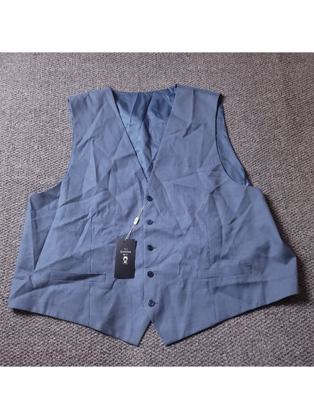 The Groomsman Suit Vest Mens 58 Light Blue Formal Supply Dress Wedding Shop